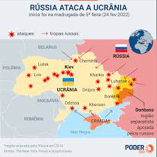 Ucrânia reporta 137 mortos depois de ataque da Rússia