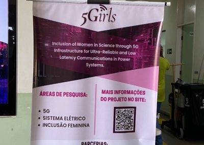 Foto do cartaz do projeto 5Girls